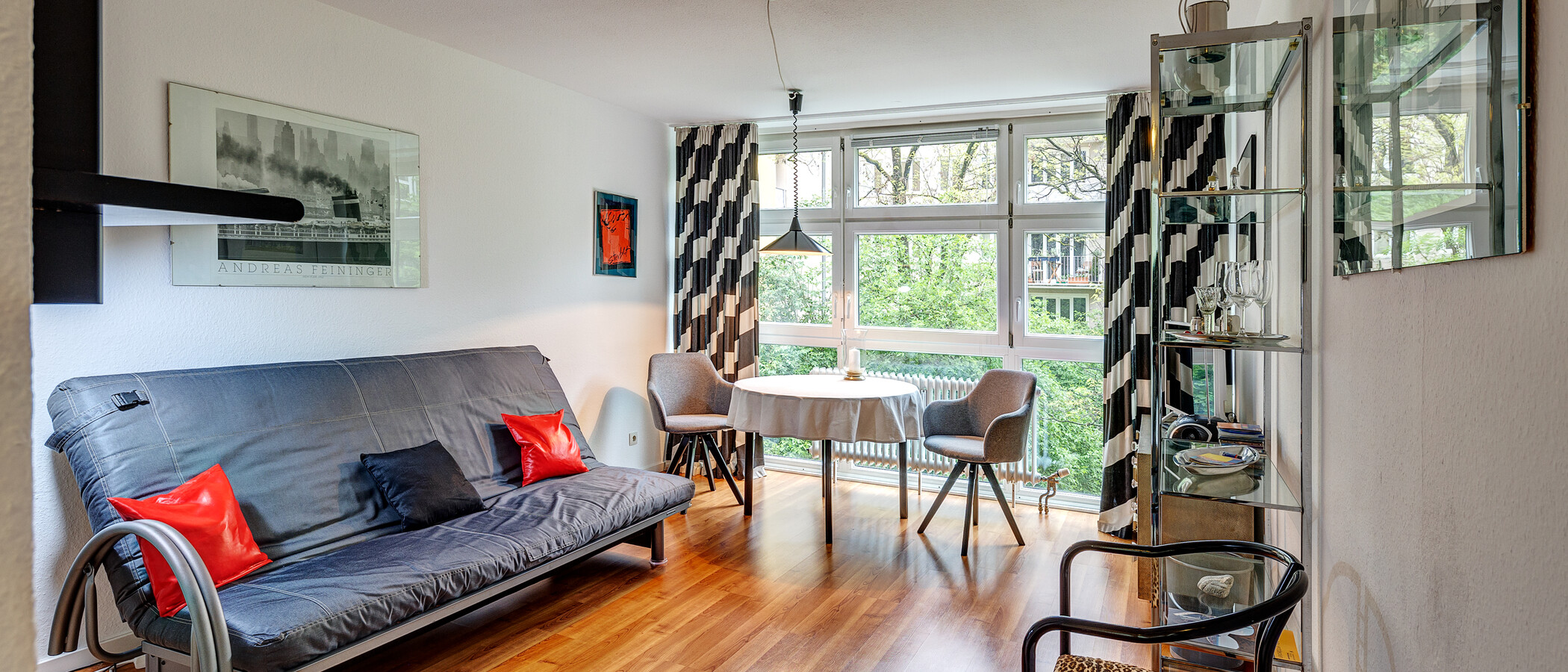 apartamento München Schwabing (links der Leopoldstraße) 01 zona de día  1095