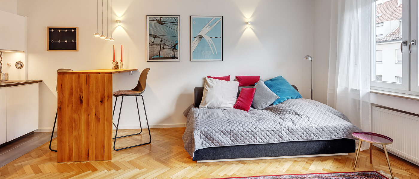 apartamento München Maxvorstadt - Universitätsviertel 01 zona de día  10955