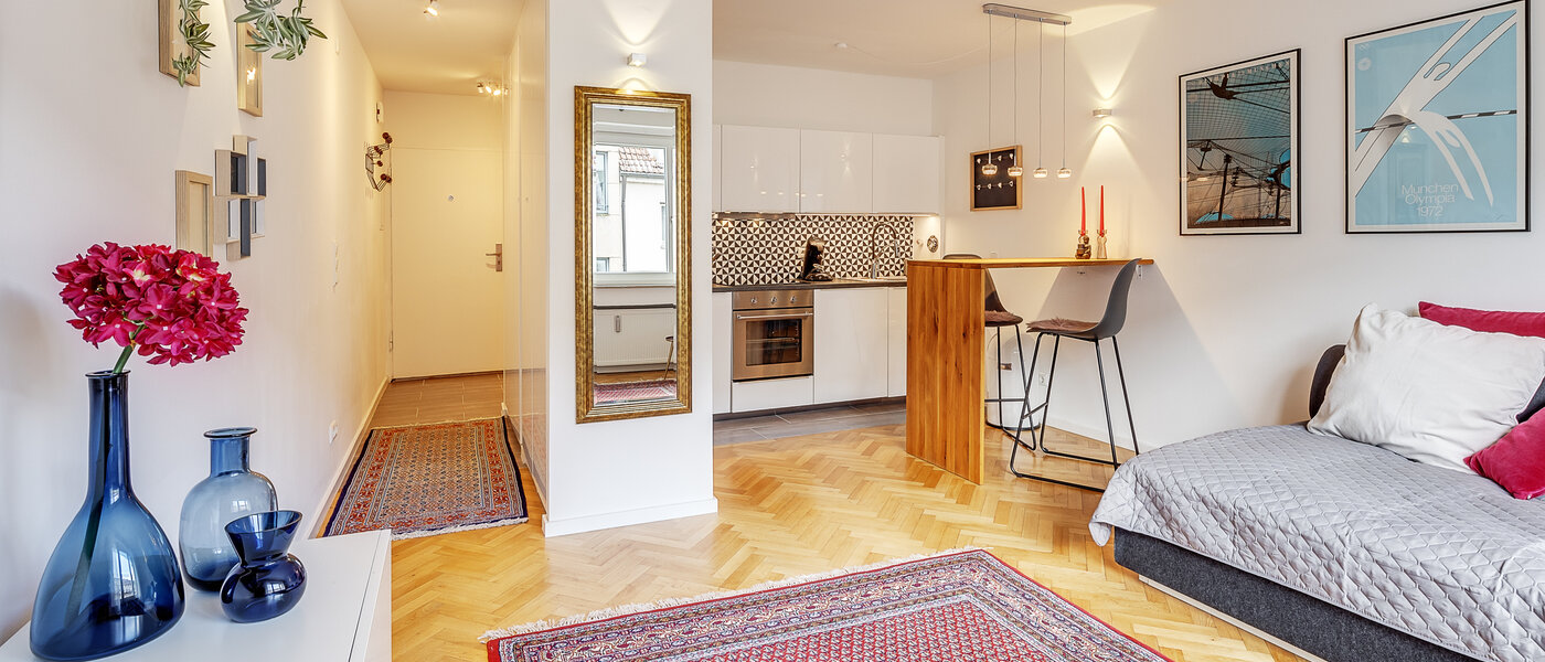 apartamento München Maxvorstadt - Universitätsviertel 02 zona de día  10955