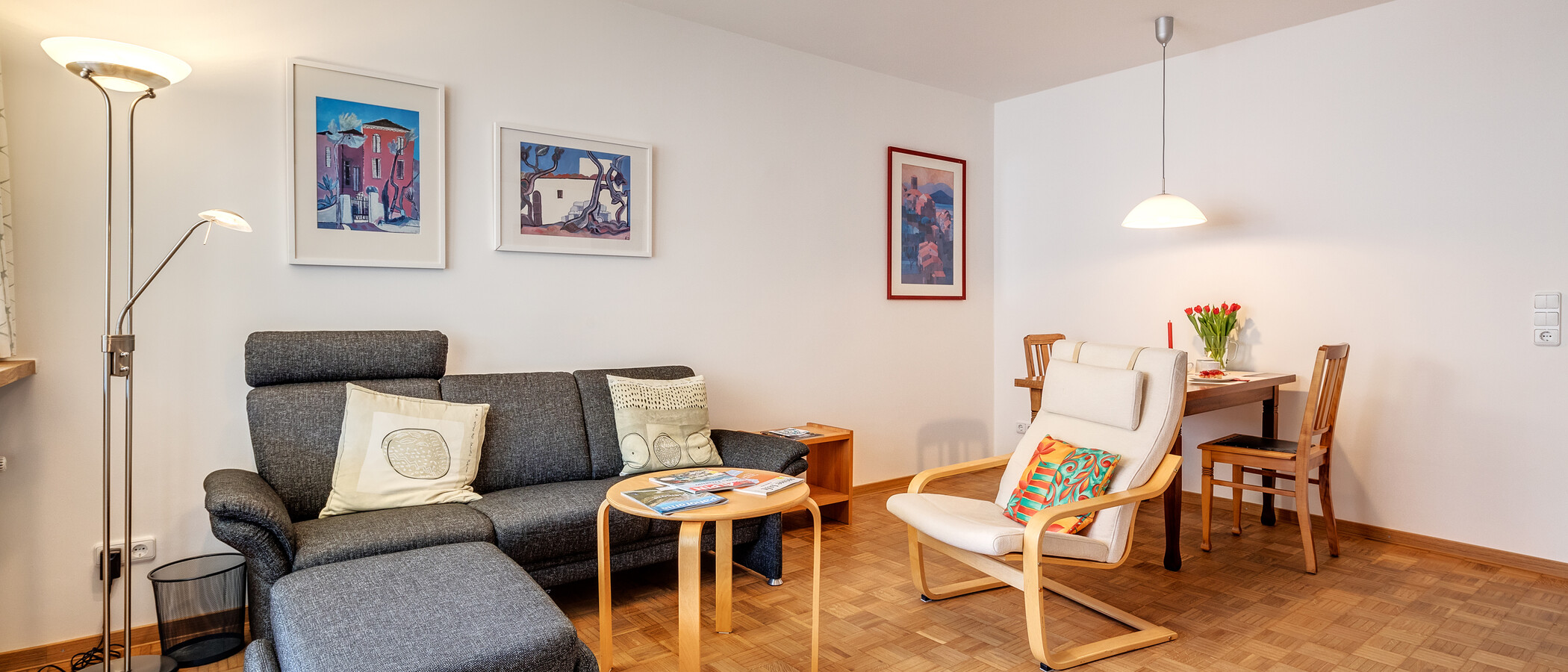 apartamento München Neuhausen 02 sala de estar 11009