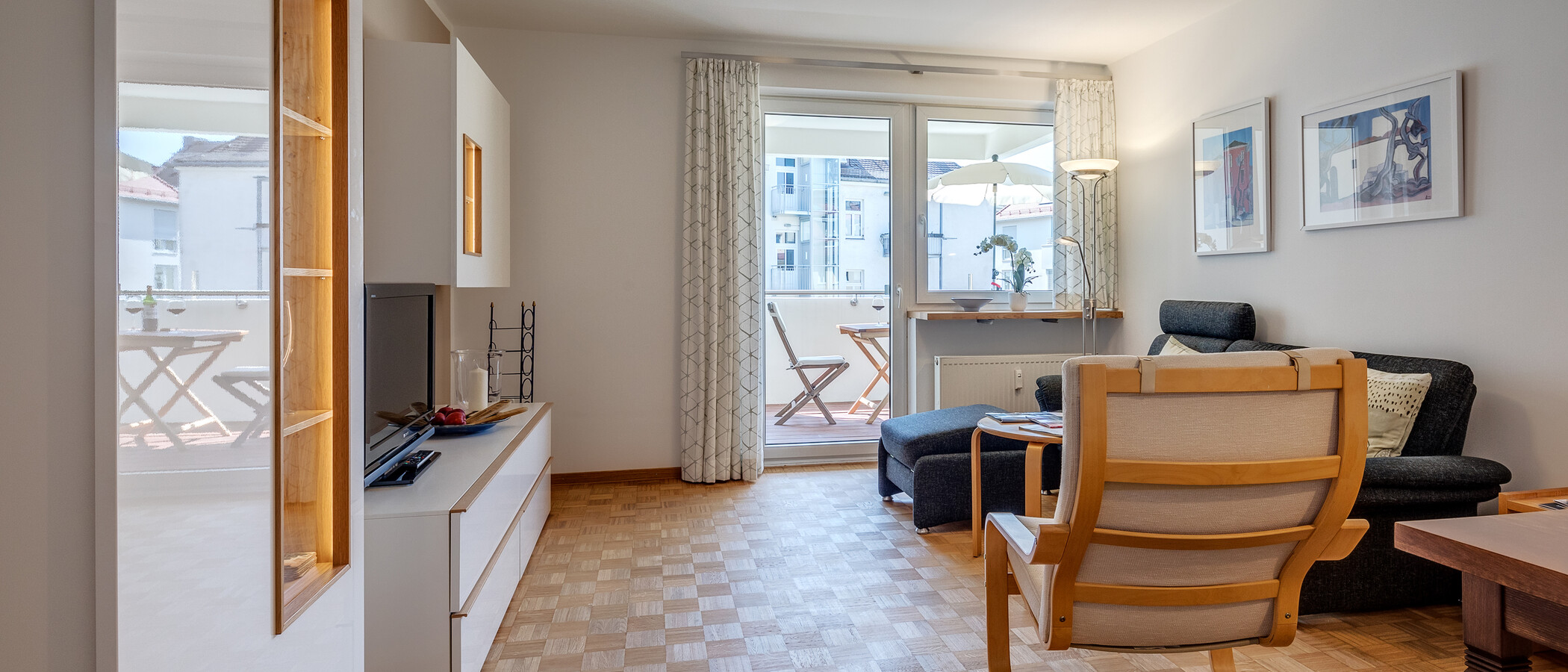 apartamento München Neuhausen 05 sala de estar 11009