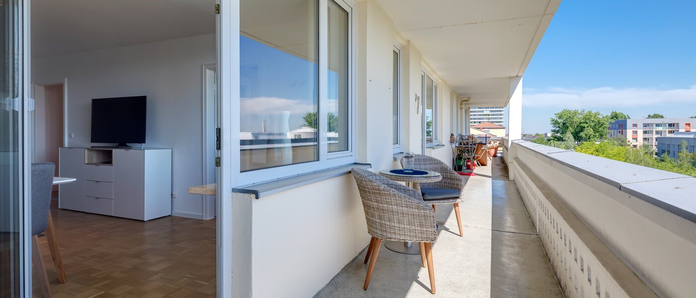 apartamento München Schwabing (links der Leopoldstraße) 03 balcón 11029