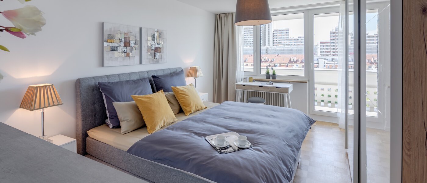 apartamento München Schwabing (links der Leopoldstraße) 01 dormitorio 11029