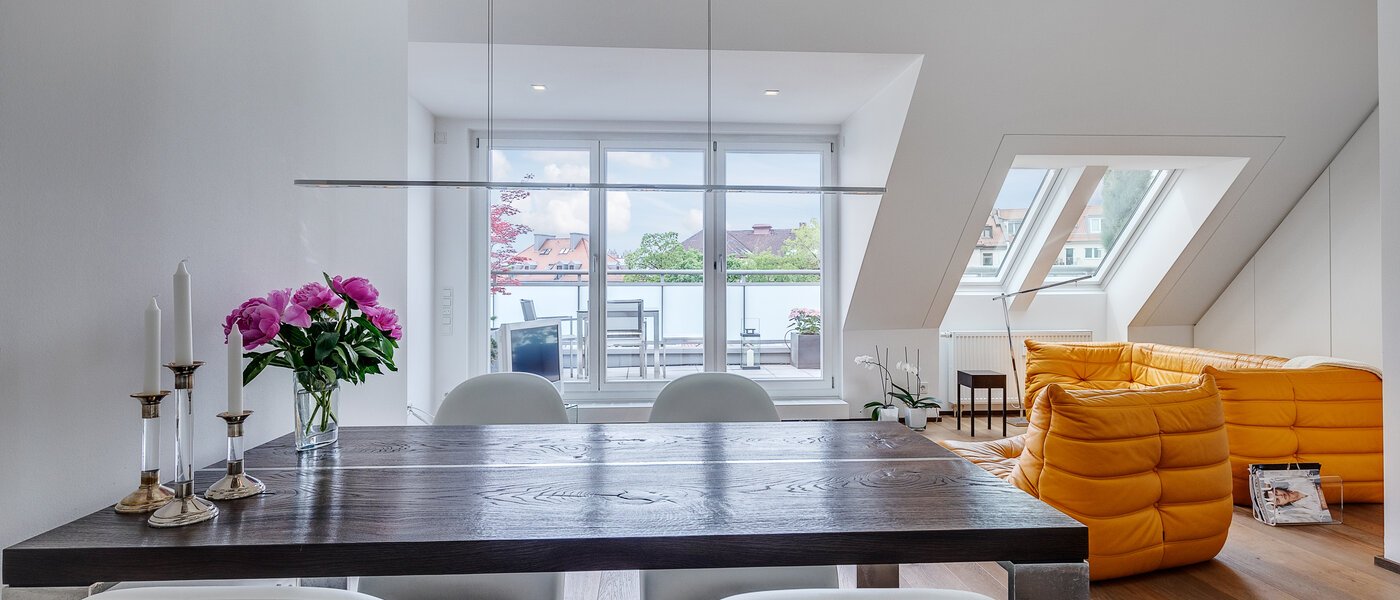 piso con galería München Au 03 zona de día  11032