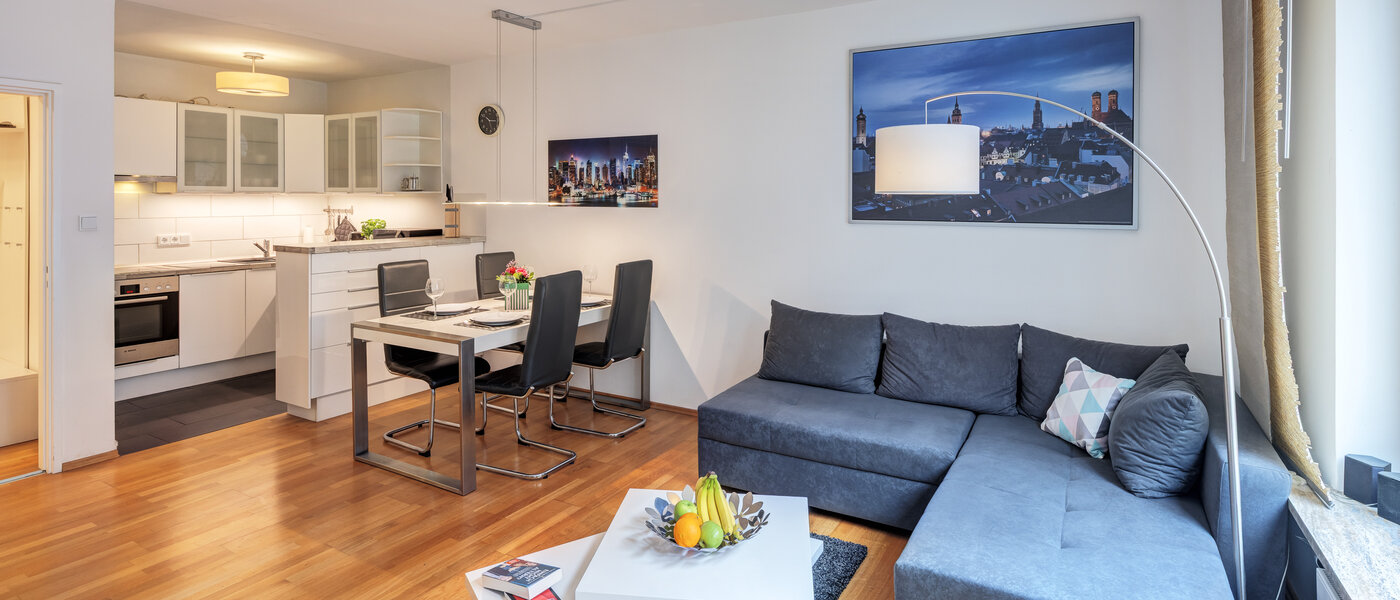 apartamento München Haidhausen 01 zona de día  11036