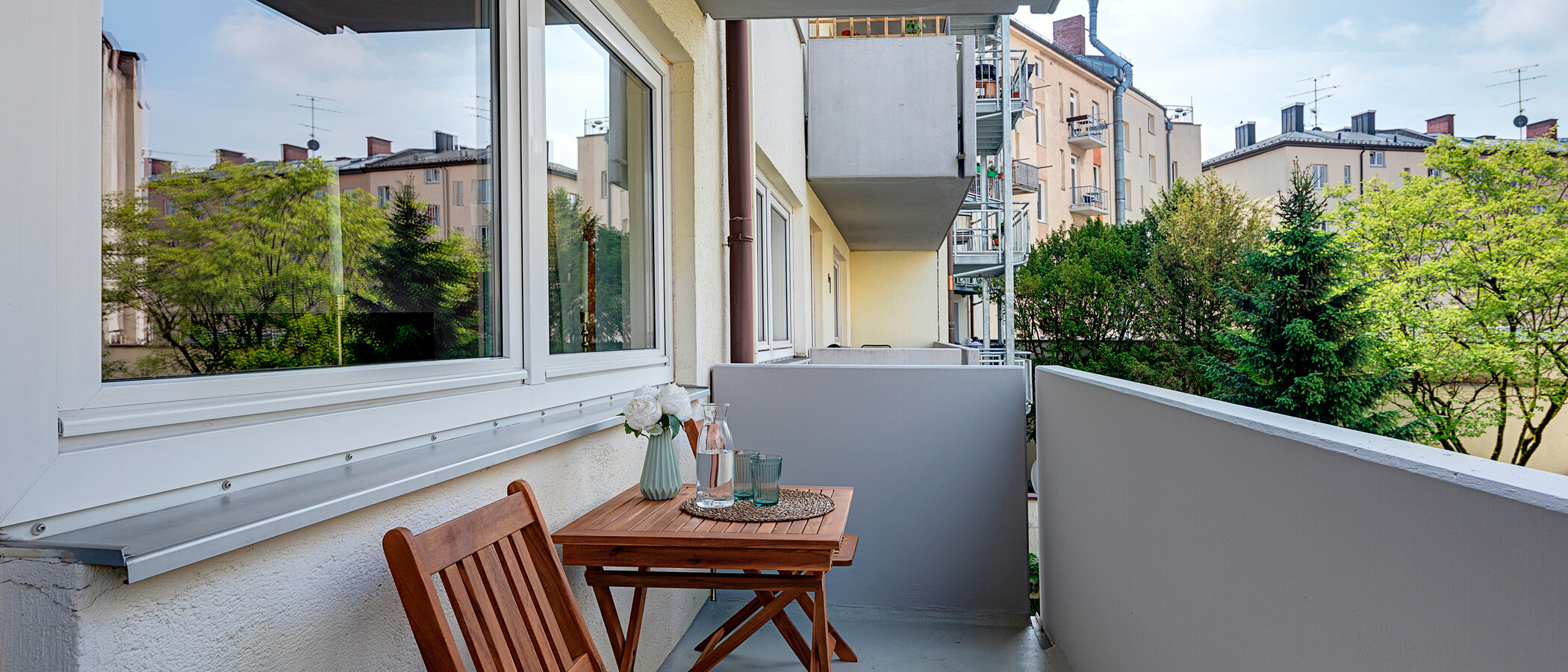 apartamento München Isarvorstadt 01 balcón 11049