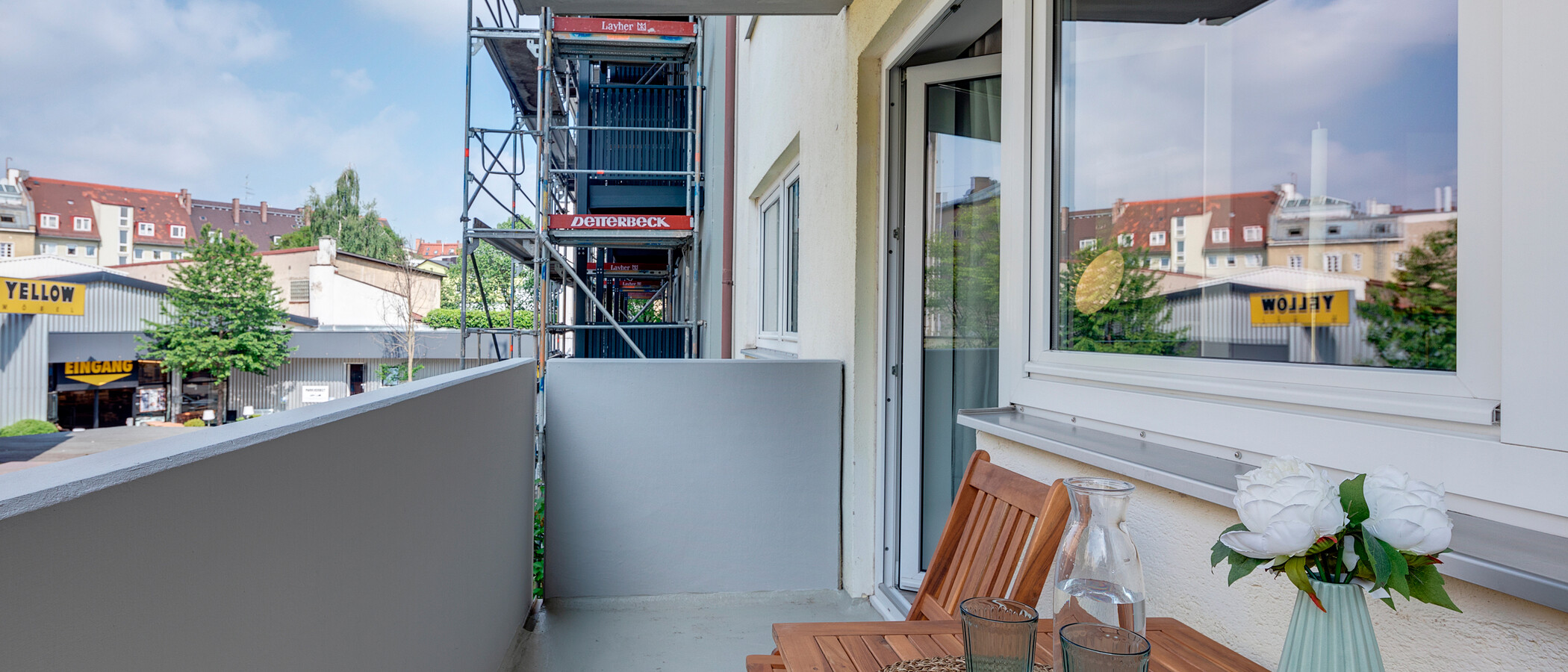 apartamento München Isarvorstadt 02 balcón 11049