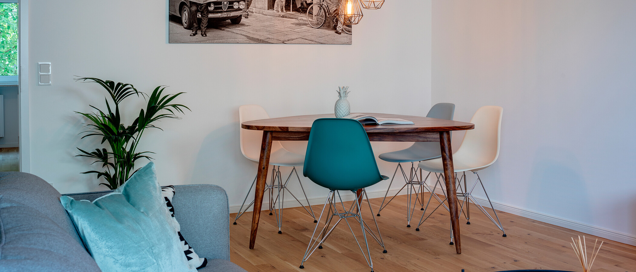 apartamento München Isarvorstadt 06 sala de estar 11049