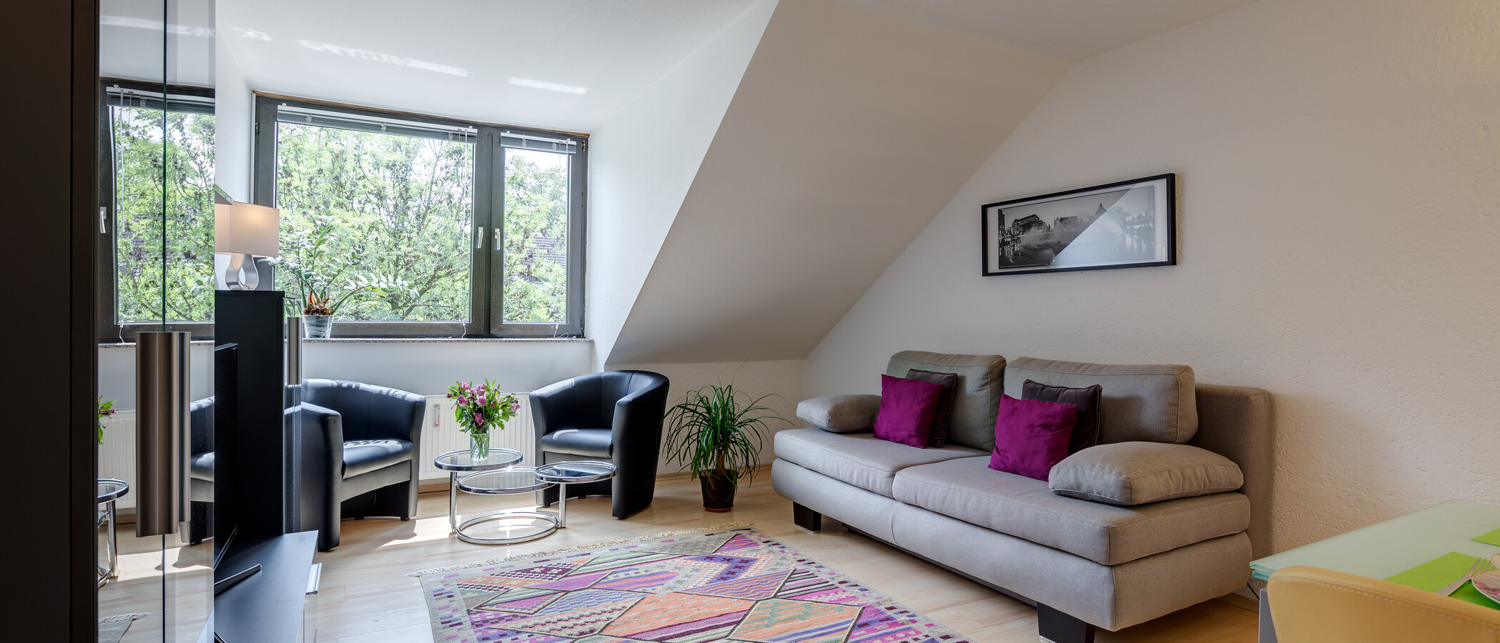 apartamento München Waldtrudering 01 sala de estar 11050