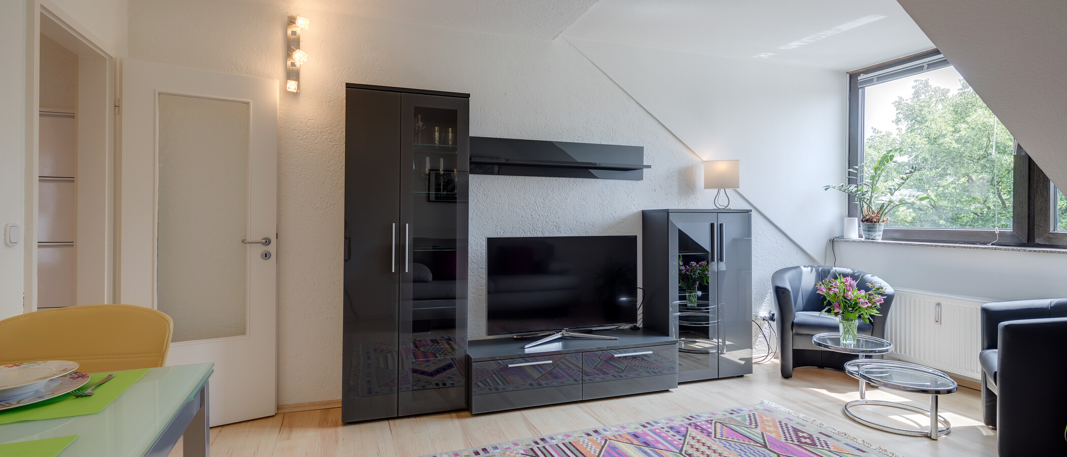 apartamento München Waldtrudering 03 sala de estar 11050