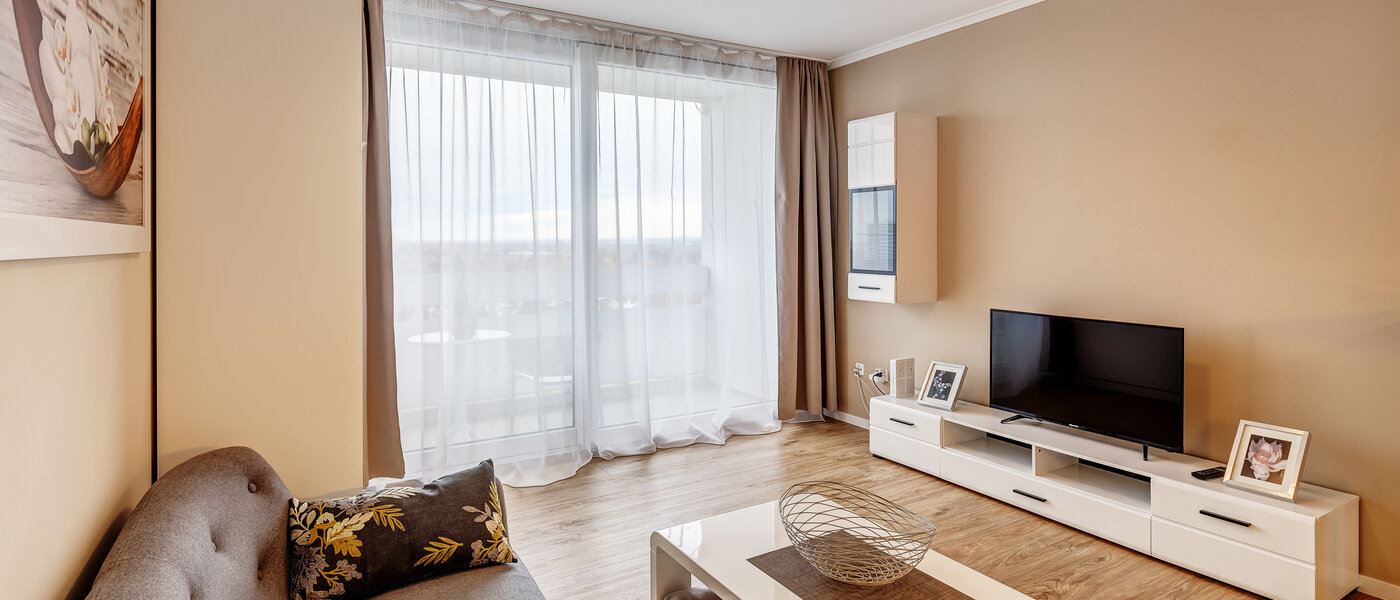 apartamento München Arabellapark 02 zona de día  11073