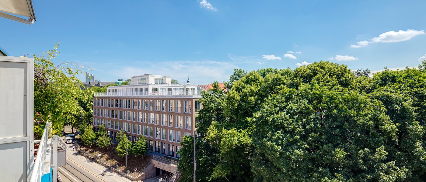 ático con terraza München Bogenhausen 02 vista 11076