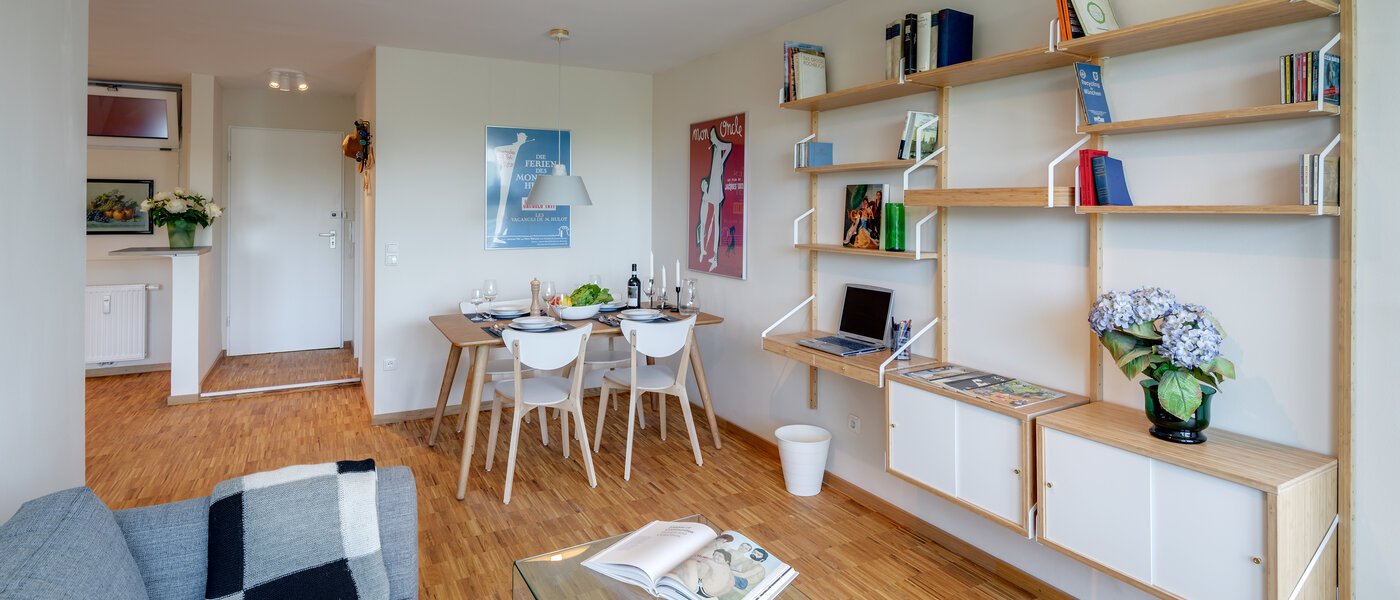 ático con terraza München Bogenhausen 04 zona de día  11076