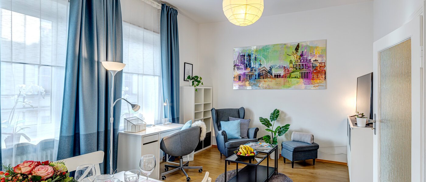 apartamento München Lehel 01 zona de día  11085