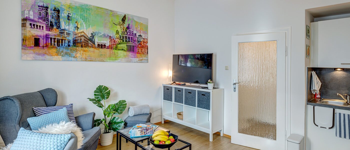 apartamento München Lehel 02 zona de día  11085