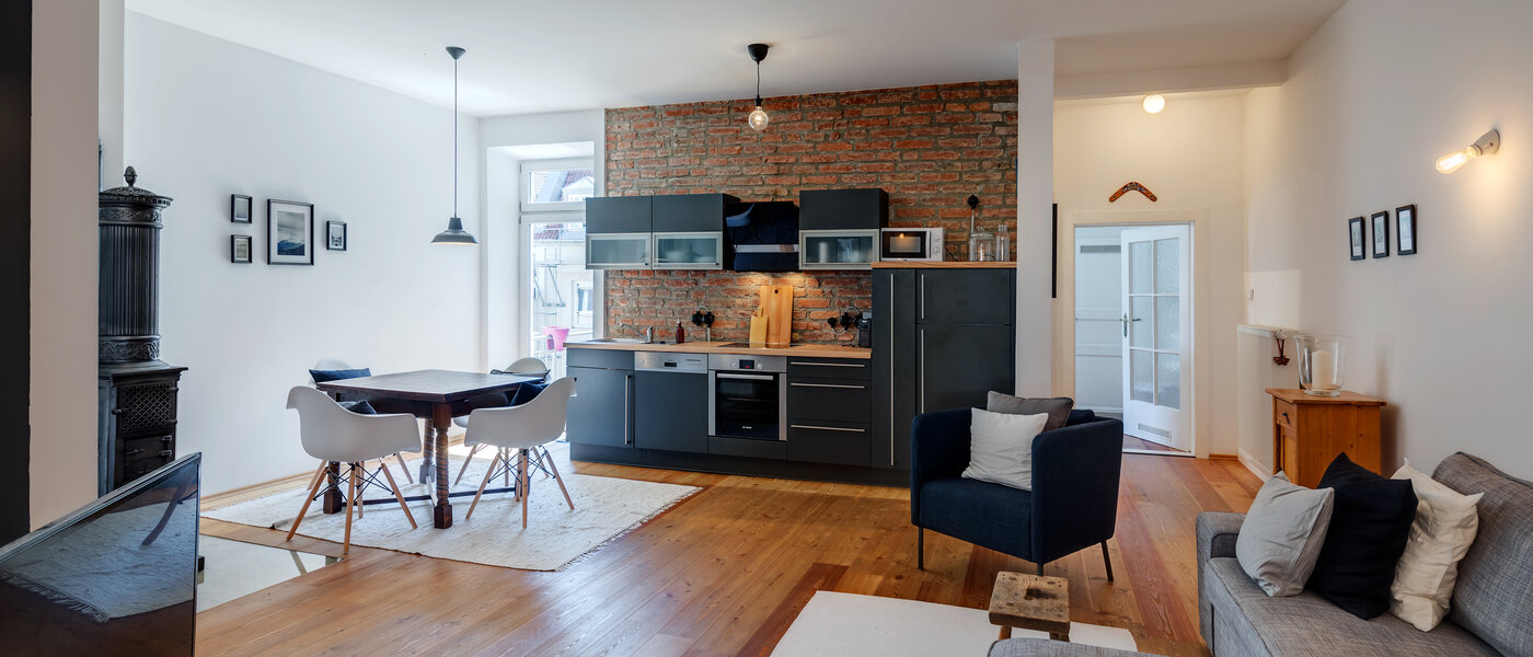 apartamento München Haidhausen 01 zona de día  11109