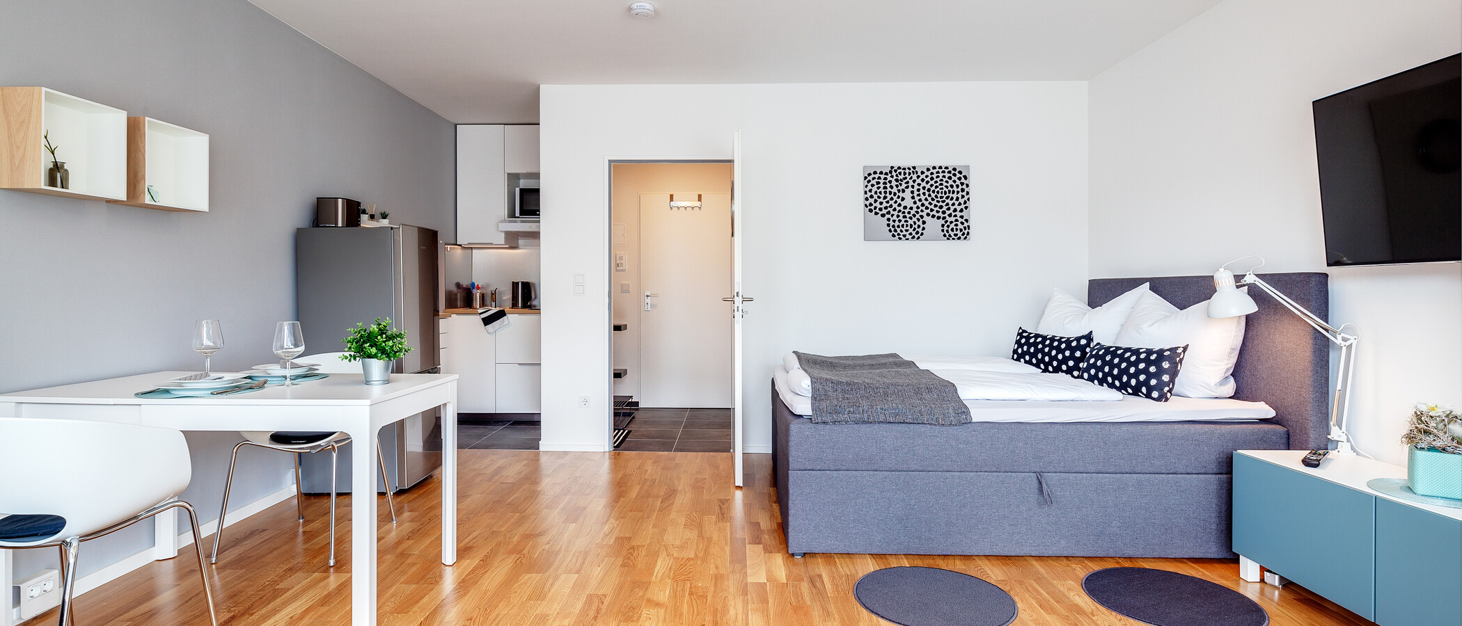 apartamento München Neuhausen 01 zona de día  11167