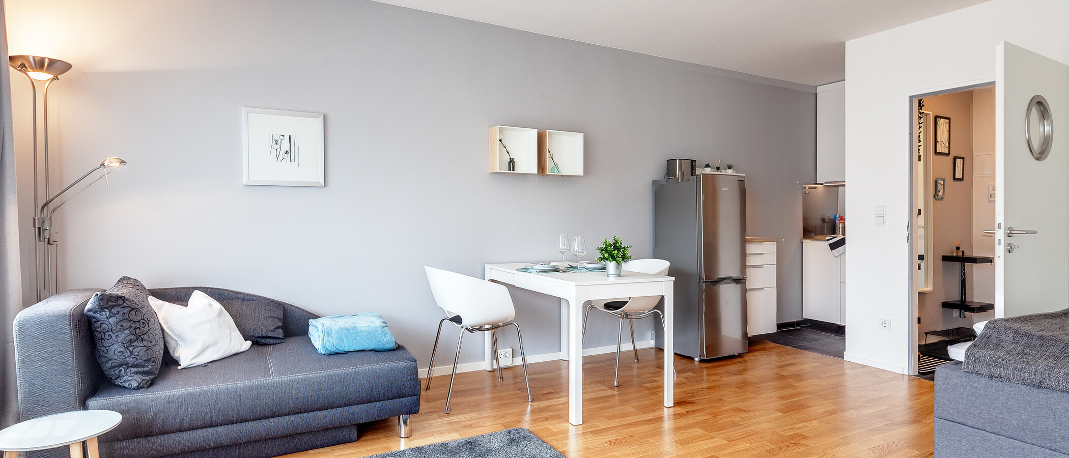apartamento München Neuhausen 02 zona de día  11167