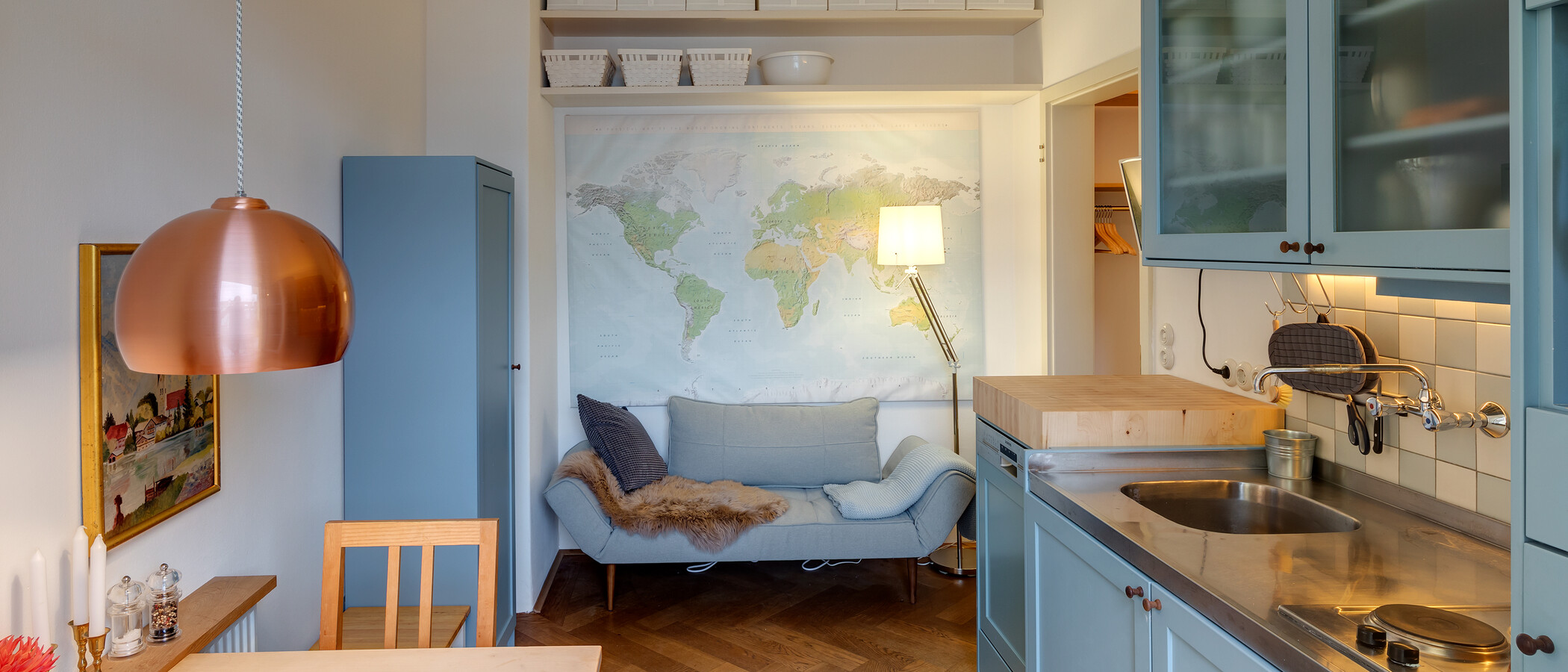 apartamento München Sendling 01 zona de día  11224