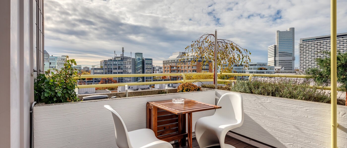 ático con terraza München Arabellapark 02 azotea 11226