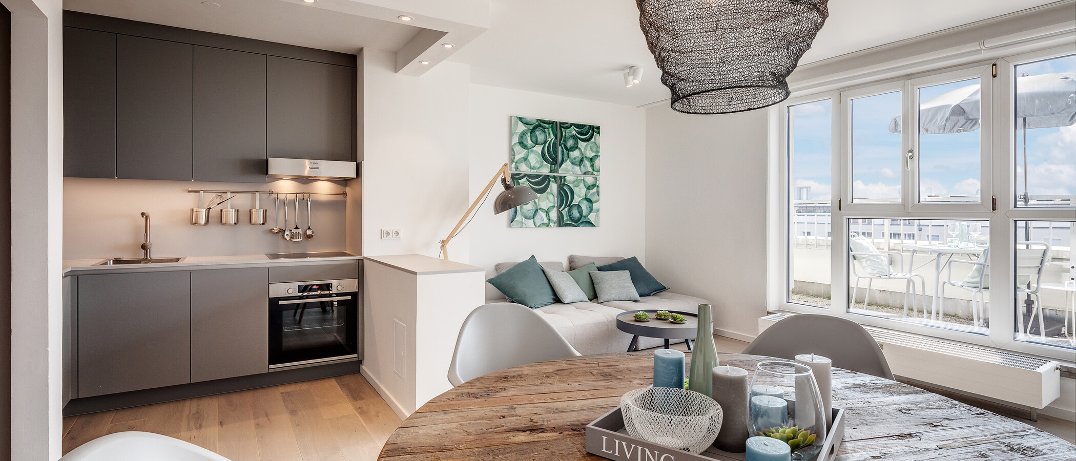 apartamento München Milbertshofen 01 zona de día  11227