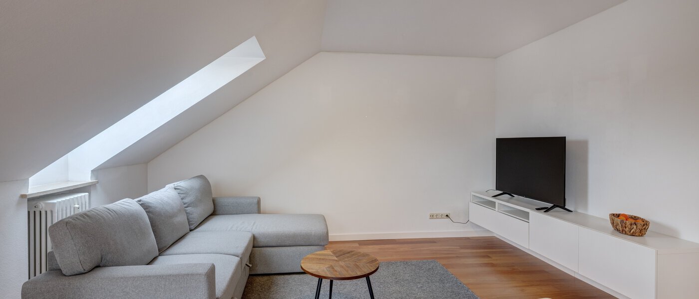 ático con terraza München Schwabing-Nord (zw. Leopoldstraße & Englischen Garten) 04 zona de día  11235