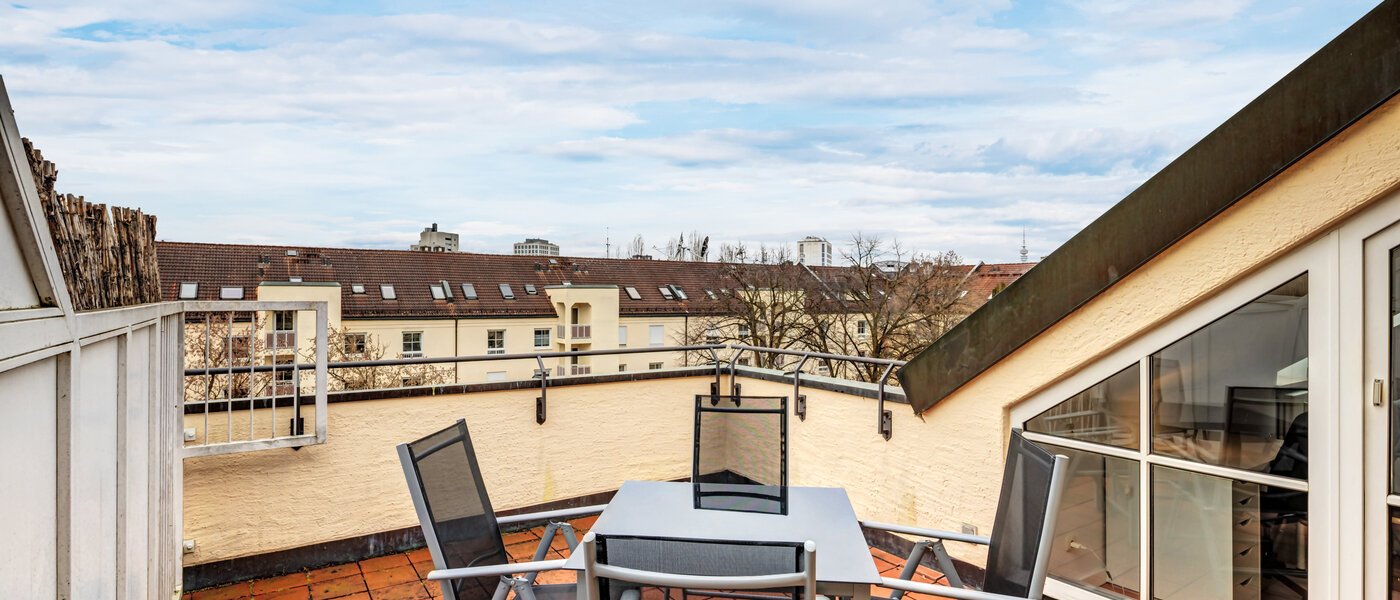 ático con terraza München Schwabing-Nord (zw. Leopoldstraße & Englischen Garten) 01 azotea 11235