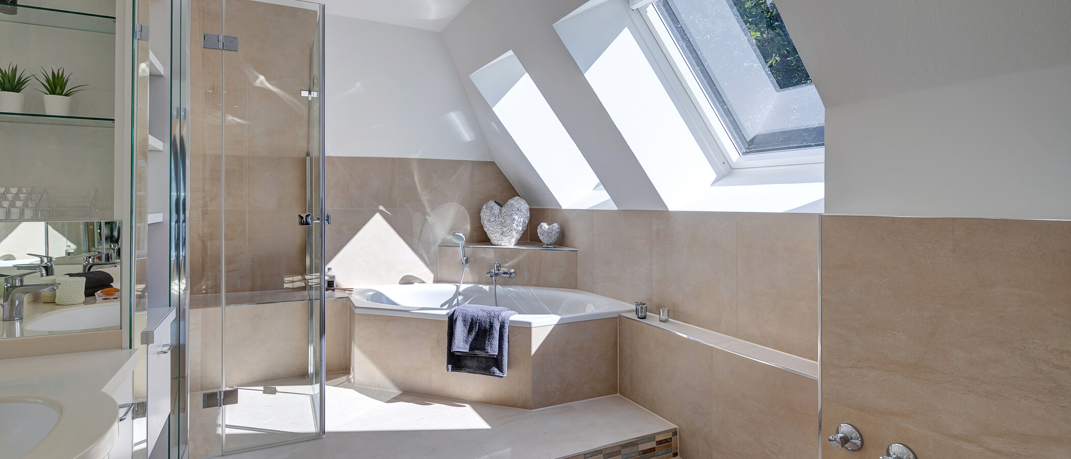ático con terraza München Menterschwaige 01 baño 11267
