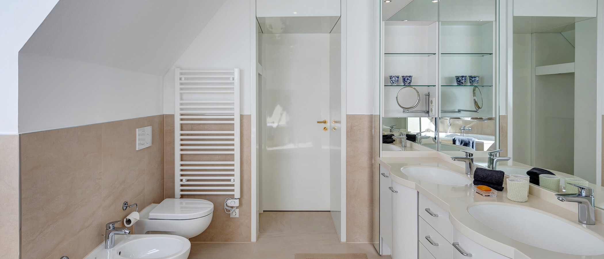 ático con terraza München Menterschwaige 04 baño 11267
