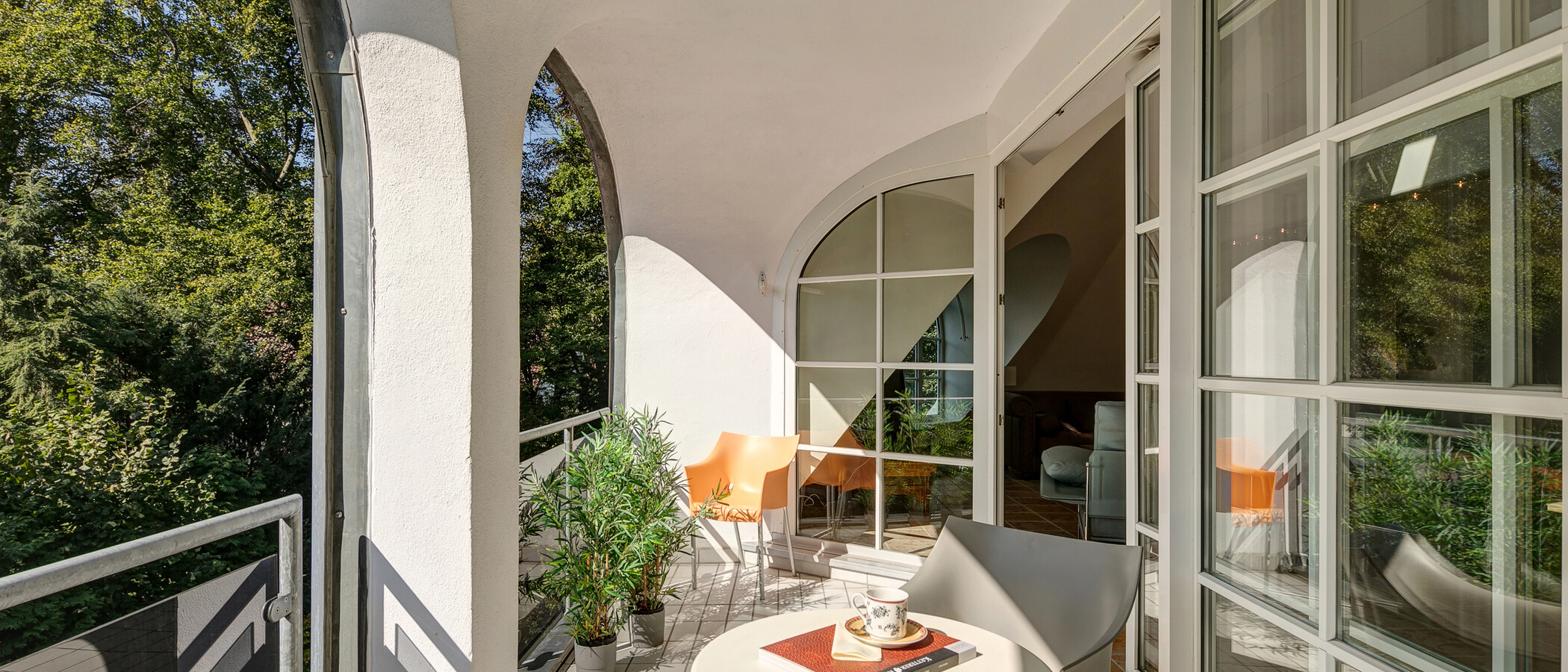 ático con terraza München Menterschwaige 01 balcón 11267