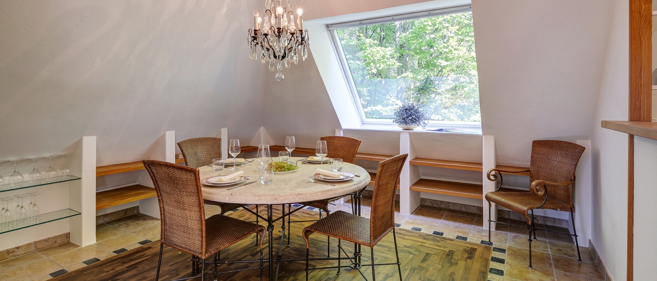 ático con terraza München Menterschwaige 01 zona comedor 11267