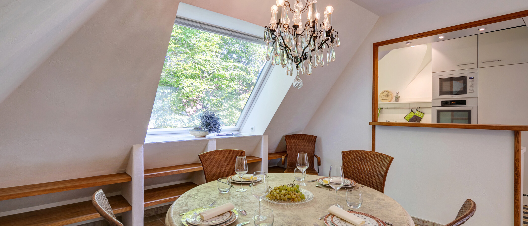 ático con terraza München Menterschwaige 02 zona comedor 11267