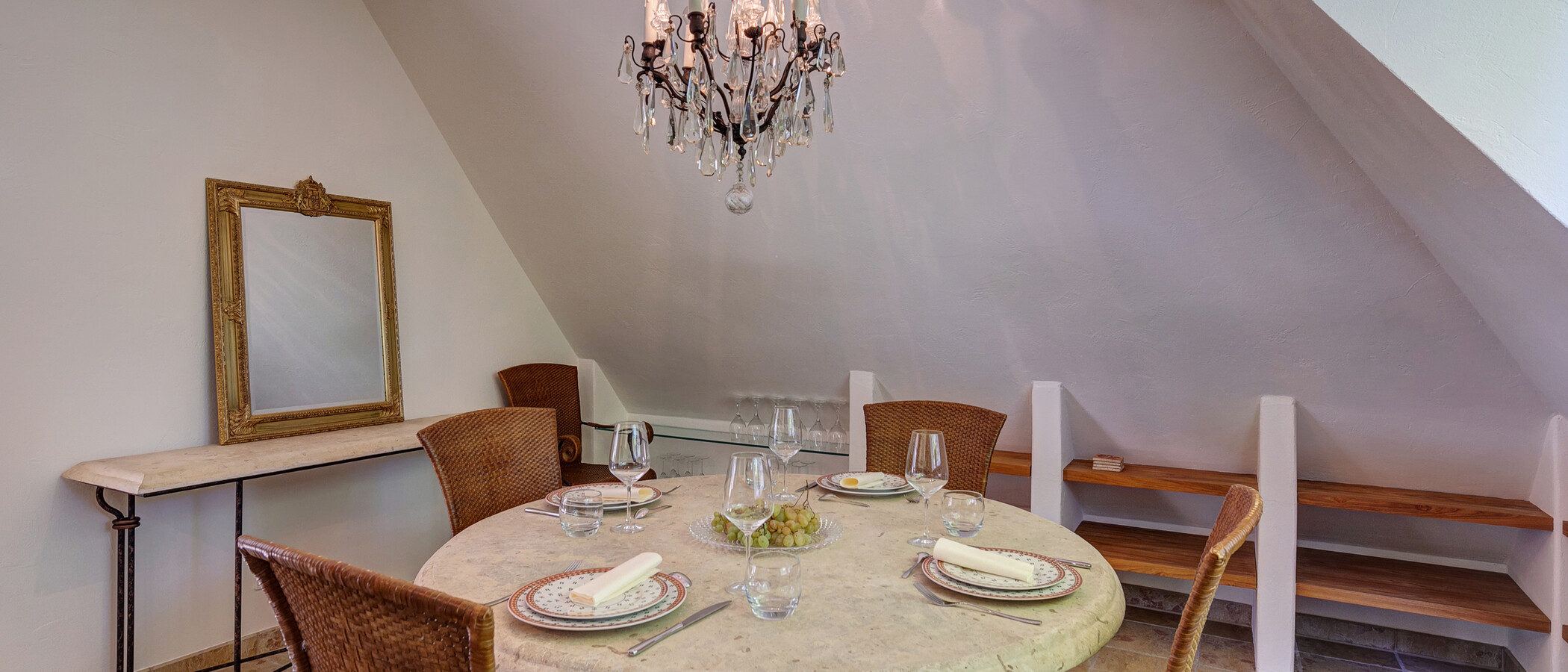 ático con terraza München Menterschwaige 04 zona comedor 11267