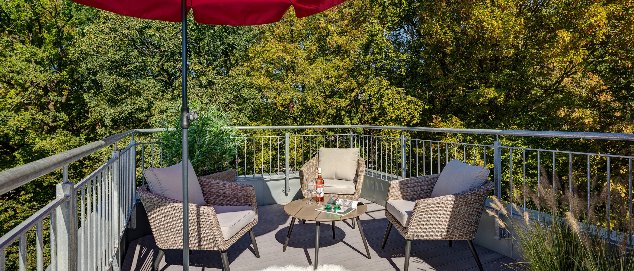 ático con terraza München Menterschwaige 02 azotea 11267