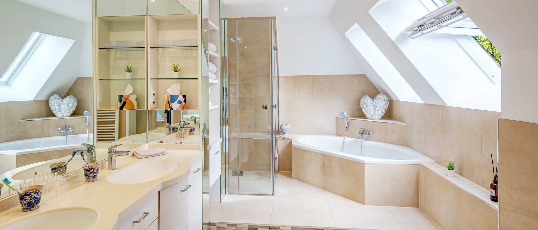 ático con terraza München Menterschwaige 01 1. baño 11267