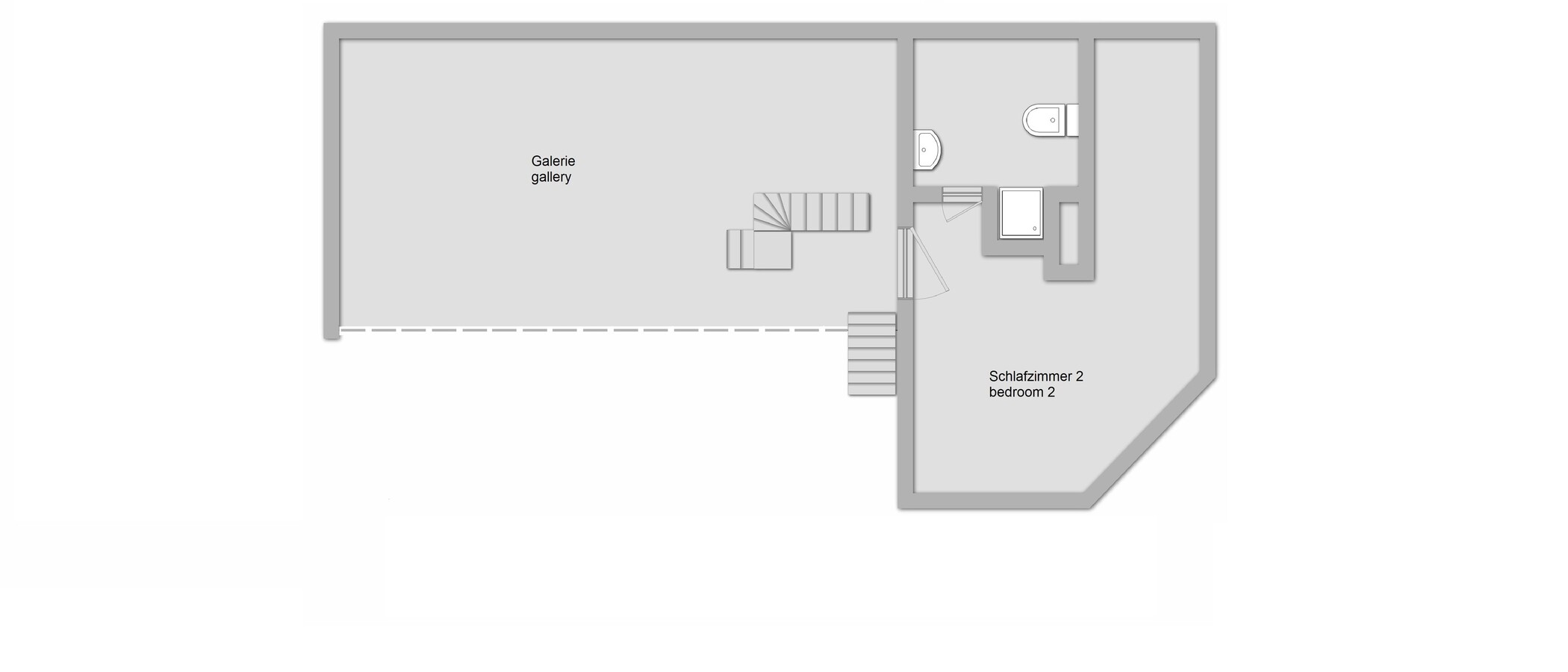 ático con terraza München Menterschwaige 02 plano 11267