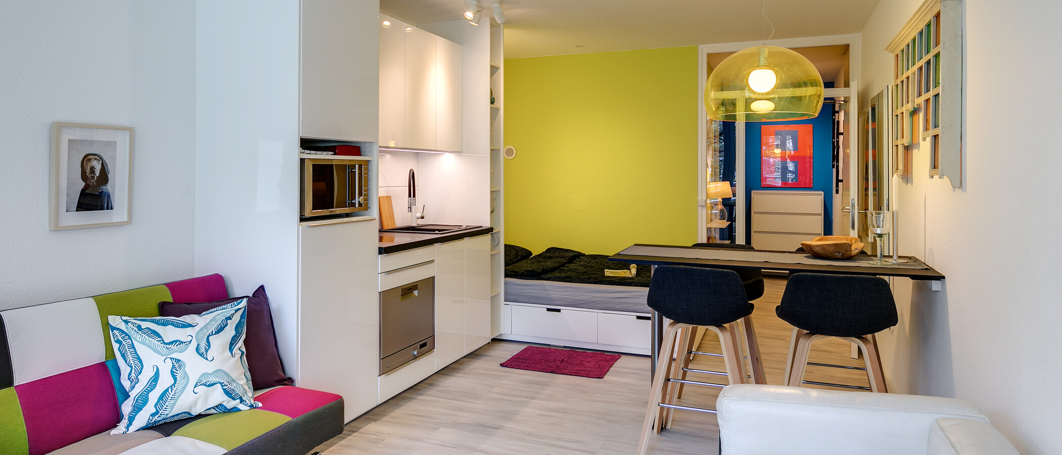 apartamento München Haidhausen 05 zona de día  11272