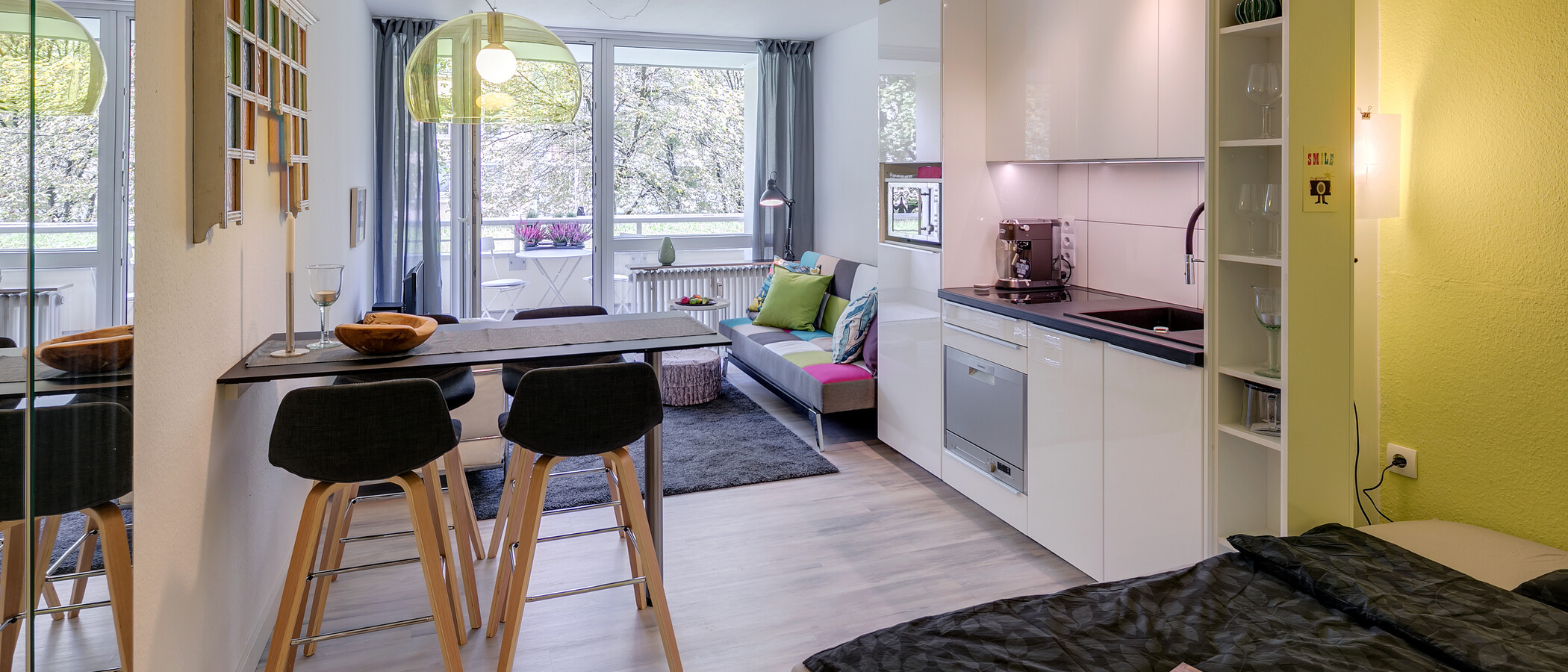 apartamento München Haidhausen 06 zona de día  11272