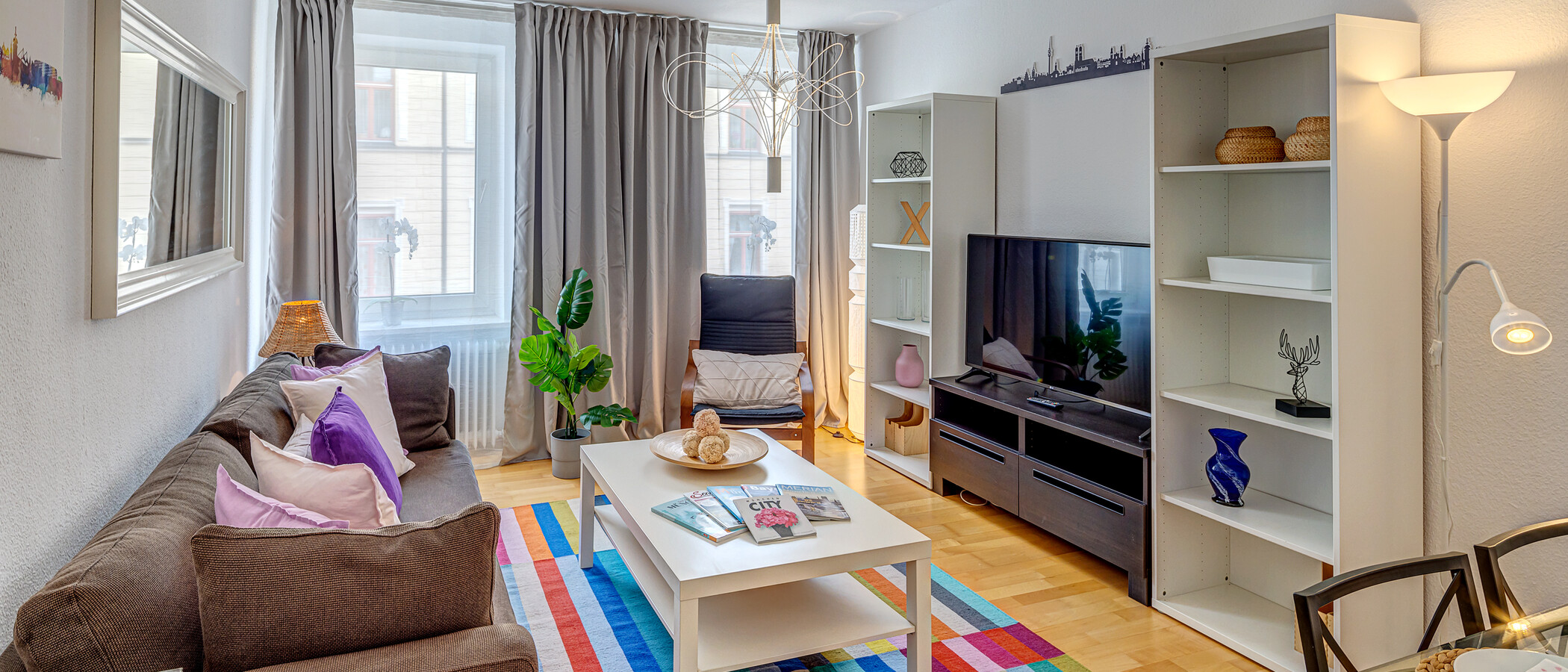 apartamento München Lehel 01 zona de día  11273