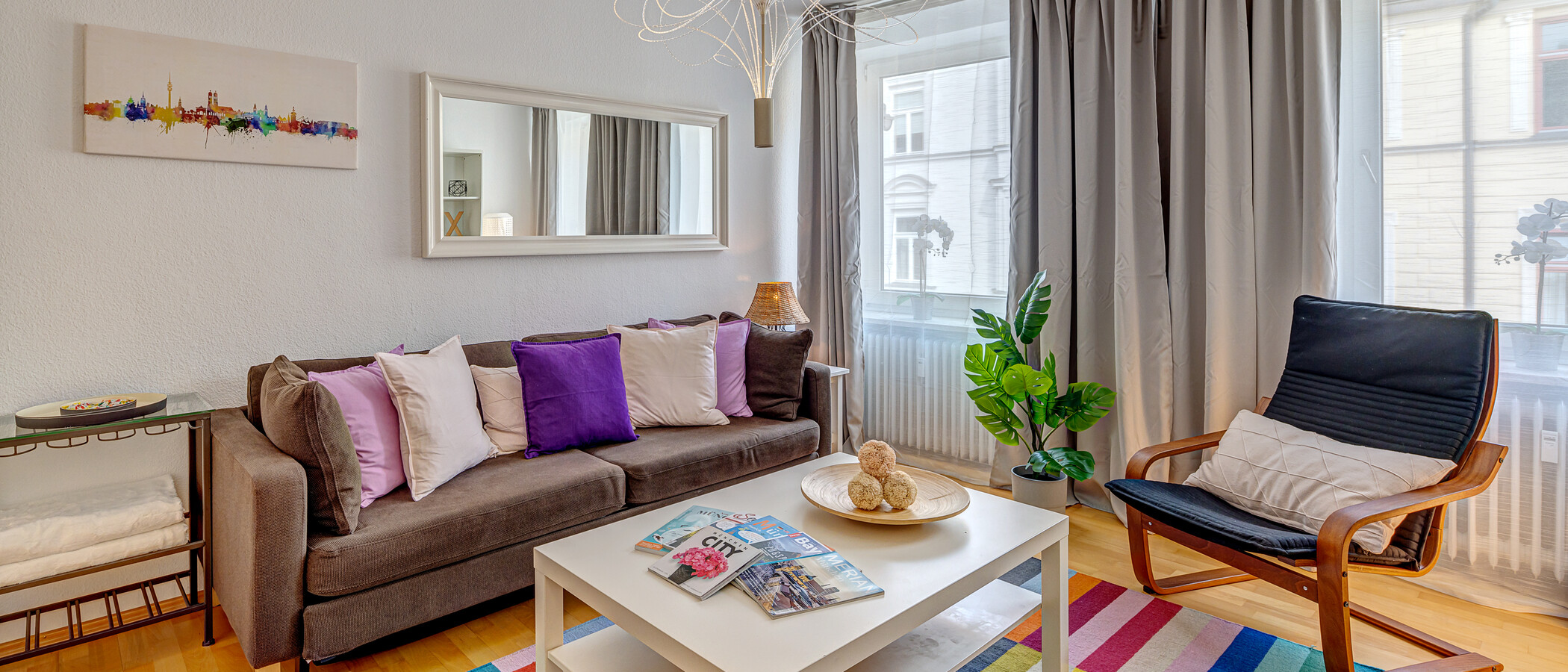 apartamento München Lehel 03 zona de día  11273