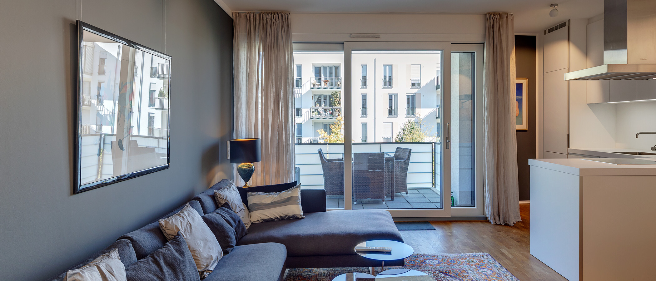 apartamento München Schwabing-Nord (zw. Belgrad- & Leopoldstraße) 01 zona de día  11278