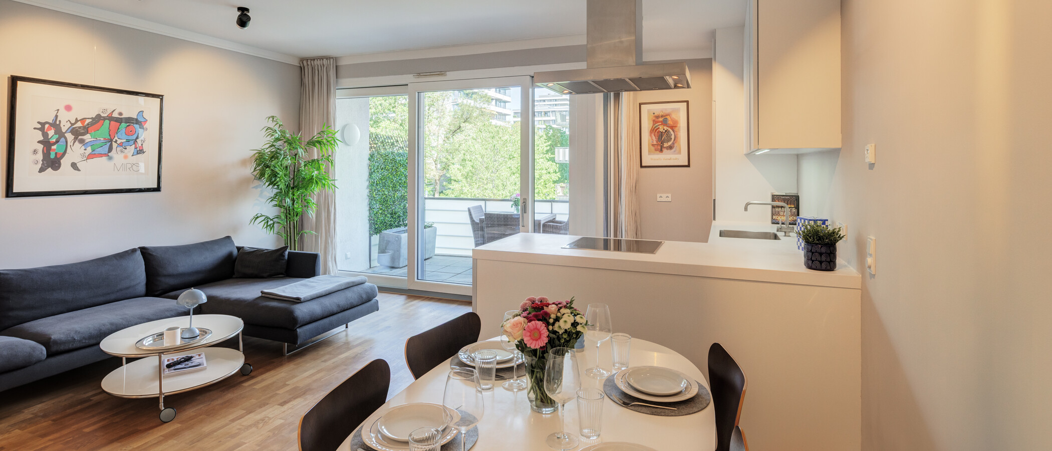apartamento München Schwabing-Nord (zw. Belgrad- & Leopoldstraße) 01 zona de día  11278