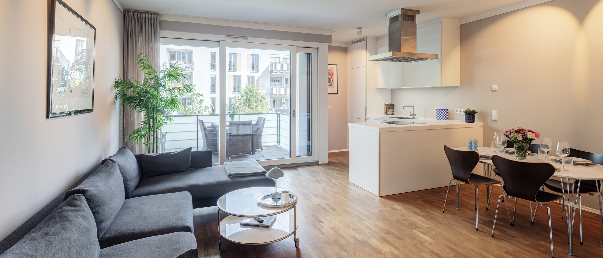 apartamento München Schwabing-Nord (zw. Belgrad- & Leopoldstraße) 02 zona de día  11278