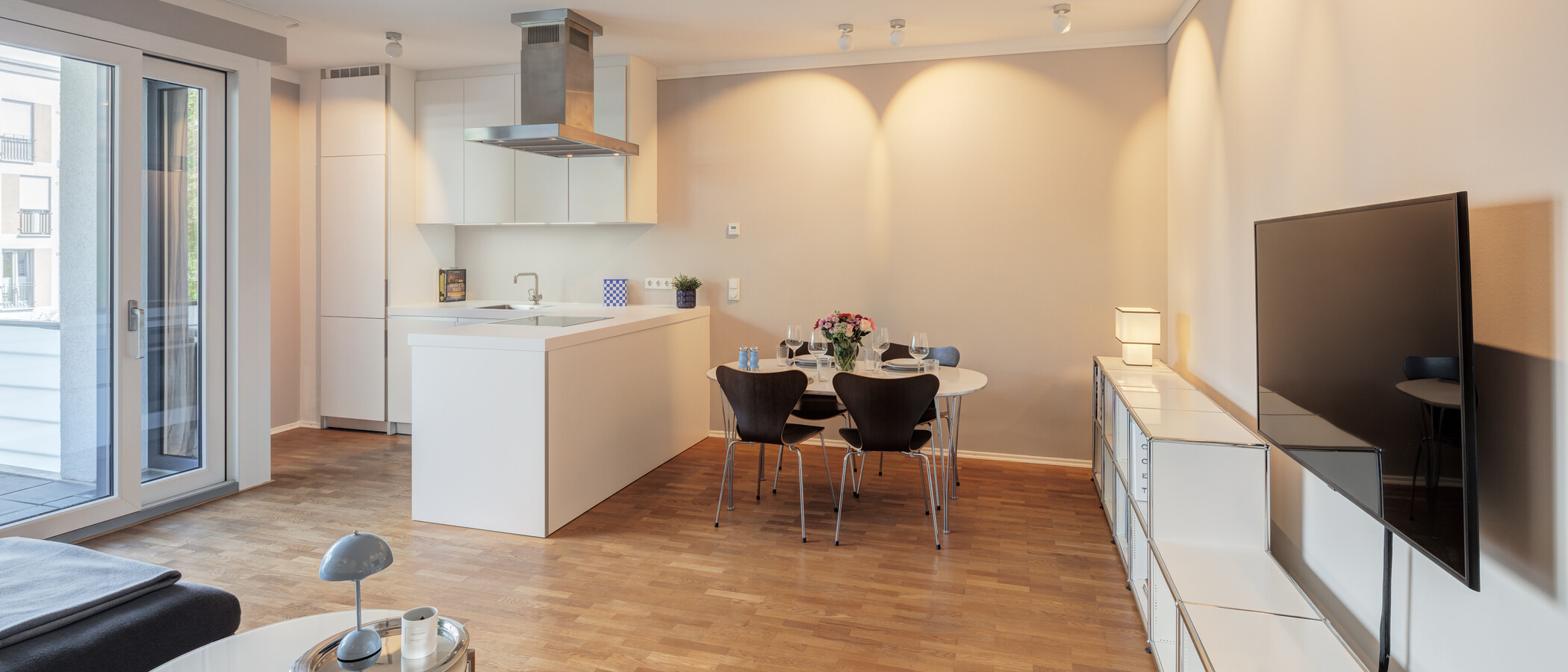 apartamento München Schwabing-Nord (zw. Belgrad- & Leopoldstraße) 03 zona de día  11278