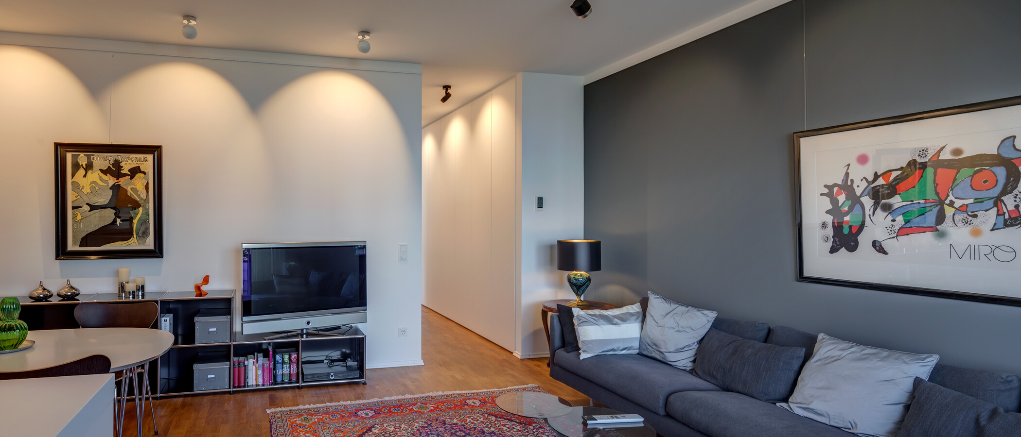 apartamento München Schwabing-Nord (zw. Belgrad- & Leopoldstraße) 04 zona de día  11278