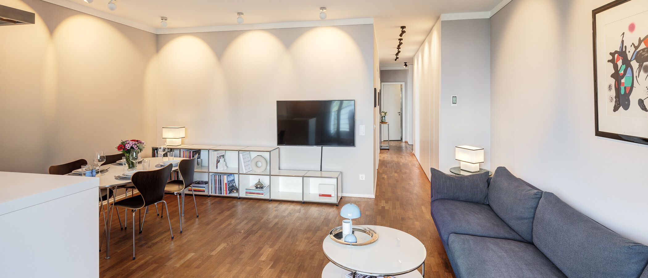 apartamento München Schwabing-Nord (zw. Belgrad- & Leopoldstraße) 04 zona de día  11278