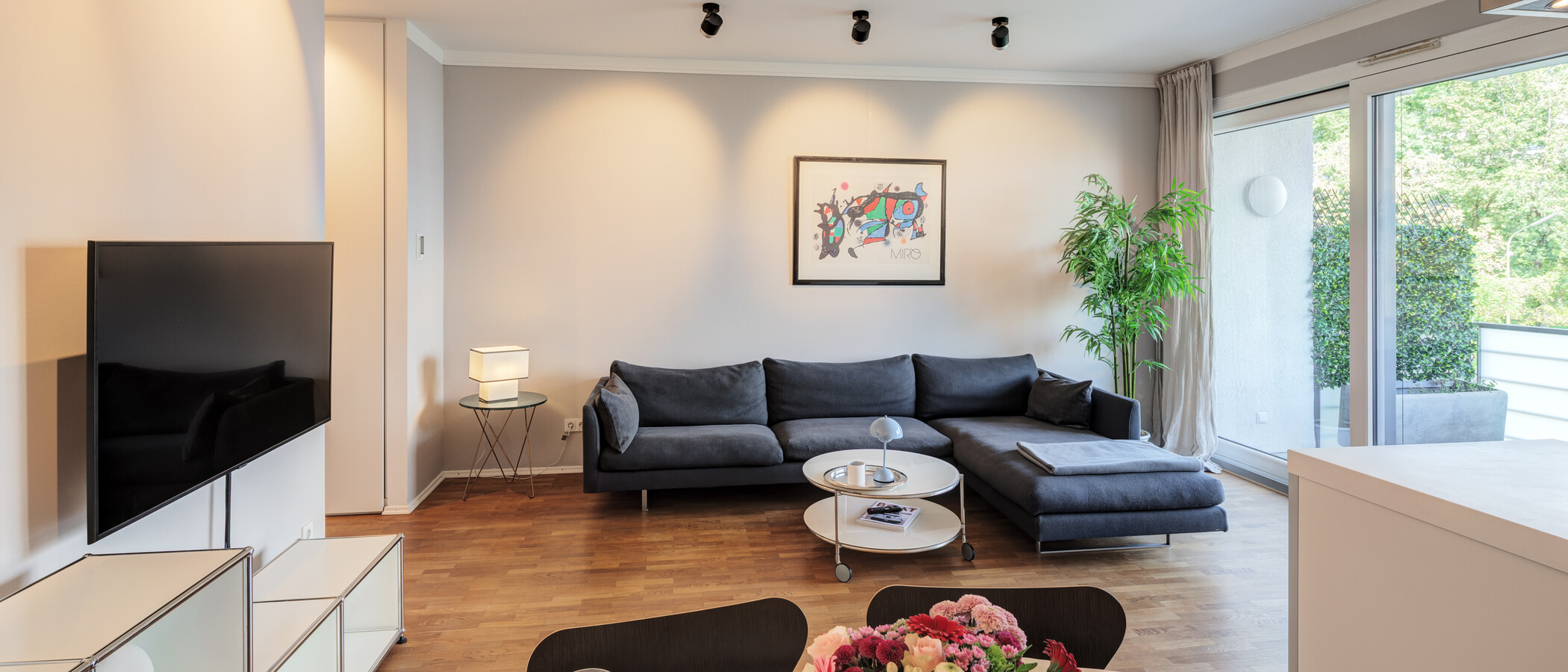 apartamento München Schwabing-Nord (zw. Belgrad- & Leopoldstraße) 05 zona de día  11278