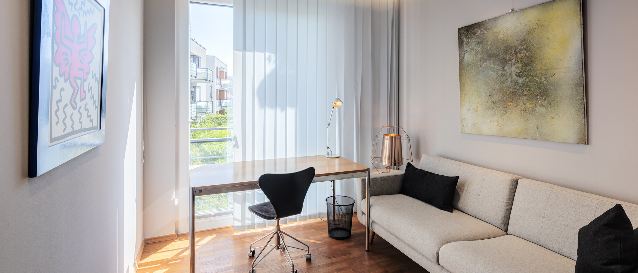 apartamento München Schwabing-Nord (zw. Belgrad- & Leopoldstraße) 01 Oficina / Habitación de invitados 11278