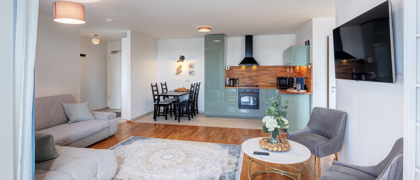 apartamento München Obersendling 04 zona de día  11291