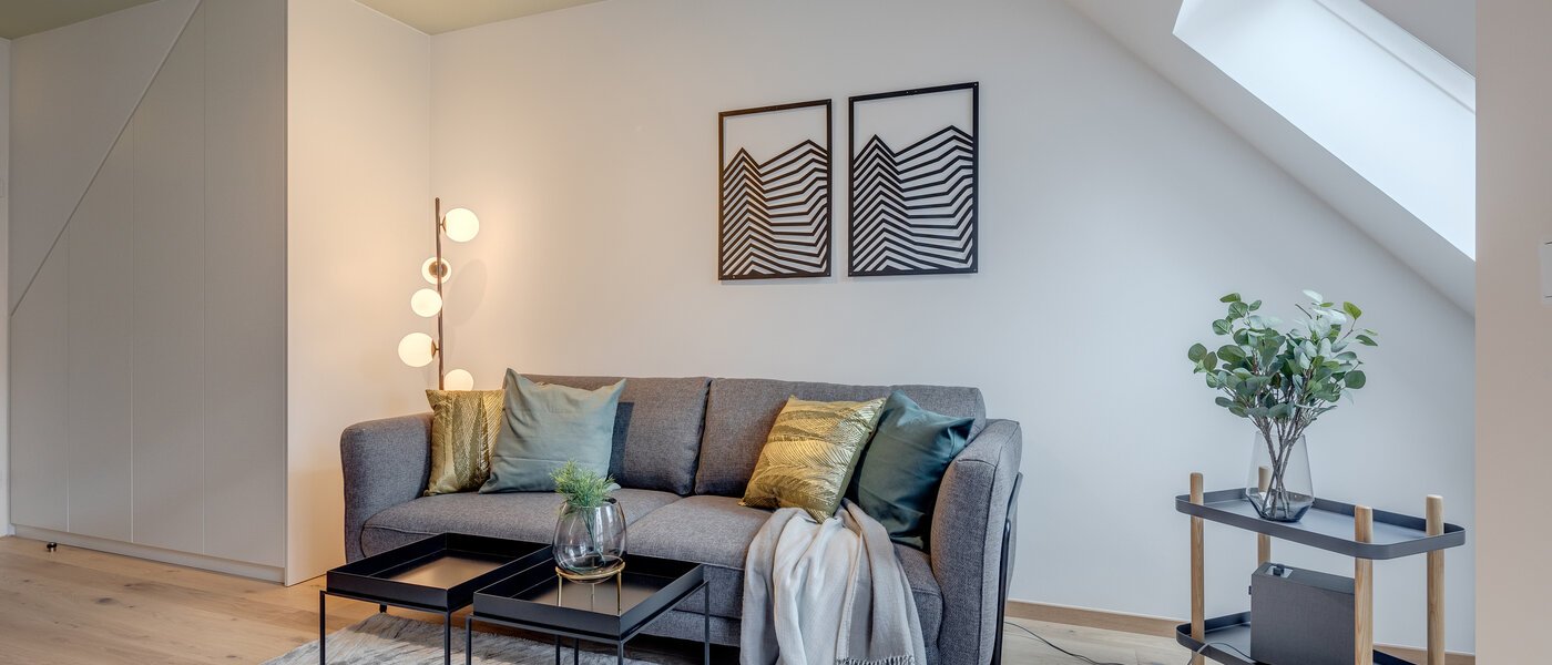 dúplex con galería München Maxvorstadt 02 zona de día  11294